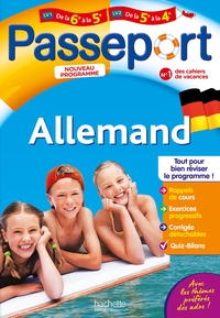 Passeport - Allemand - De la 6e à la 5e - Cahier de vacances