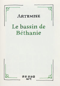 Le bassin de Béthanie