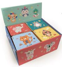 PRESENTOIR 16EX LIVRE POUSSETTE TISSU