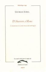 D'ARISTOTE A MARX