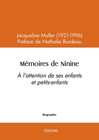 Mémoires de Ninine