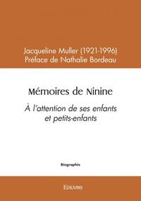 Mémoires de ninine