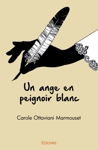 Un ange en peignoir blanc