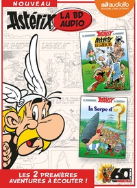 ASTERIX - T01 - ASTERIX LE GAULOIS / ASTERIX - LA SERPE D'OR - LIVRE AUDIO 2 CD AUDIO