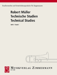 STUDIENWERKE UND UNTERHALTUNGSSTUCKE FUR ZUGPOSAUNE - NUMERO 1 - ETUDES TECHNIQUES - NUMERO 1. TROMB