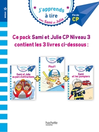 SAMI ET JULIE CP NIVEAU 3 - LOT DE 3 HISTOIRES