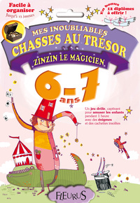 CHASSES AU TRESOR - ZINZIN LE MAGICIEN 6/7 ANS - FACILE A ORGANISER !