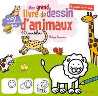 Mon grand livre de dessin- Les animaux