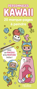 MARQUE-PAGES A PEINDRE PERSONNAGES KAWAII