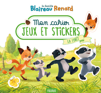 Mon cahier jeux et stickers La forêt