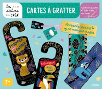 CARTES A GRATTER. ACCROCHE-PORTES ET MARQUE-PAGES