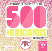 500 mini origamis passion fluo !