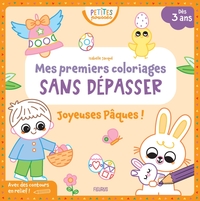 Mes premiers coloriages sans dépasser - Joyeuses Pâques !