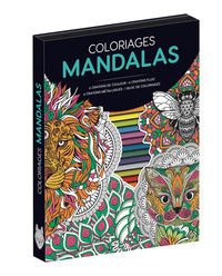 COFFRET COLORIAGES MANDALAS (AVEC 18 CRAYONS)