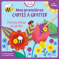 Mes premières cartes à gratter - Petites bêtes du jardin