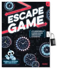 ESCAPE GAME JUNIOR. 3 AVENTURES (LE DERNIER DRAGON / OPERATION PIZZA / LE HACKER FOU)