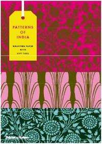 PATTERNS OF INDIA: 10 SHEETS OF WRAPPING PAPER WITH 12 GIFT TAGS /ANGLAIS