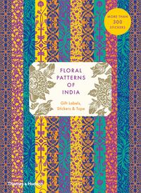 FLORAL PATTERNS OF INDIA STICKER & TAPE BOOK /ANGLAIS