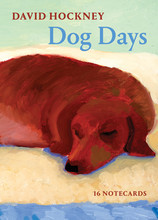 David Hockney Dog Days: Notecards /anglais