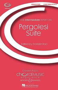 CHORAL MUSIC EXPERIENCE - STABAT MATER - PERGOLESI SUITE. FEMALE CHOIR (SS) AND PIANO. PARTITION DE