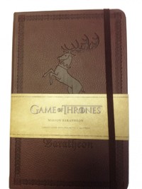 GAME OF THRONES - CARNETS - T01 - GAME OF THRONES : CARNET MAISON BARATHEON