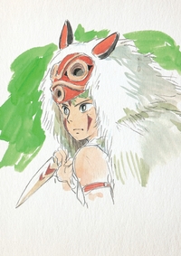 PAPETERIE GHIBLI - CARNET GHIBLI : PRINCESSE MONONOKE