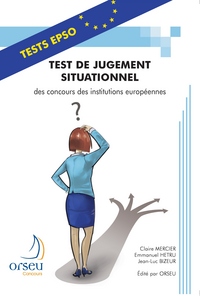 Test de jugement situationnel des concours des institutions européennes - 2013