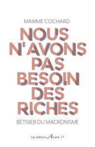 Nous n'avons pas besoin des riches