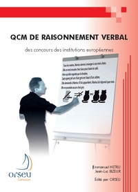 QCM de raisonnement verbal des concours des institutions européennes