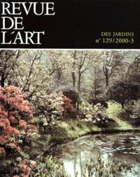 REVUE DE L'ART N  129 3/2000 JARDIN