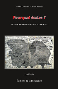 Pourquoi écrire ?