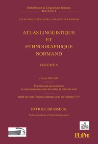 Atlas Linguistique et ethnographique normand Vol. V