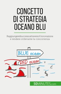 CONCETTO DI STRATEGIA OCEANO BLU - RAGGIUNGERE IL SUCCESSO ATTRAVERSO L'INNOVAZIONE E RENDERE IRRILE