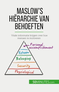 MASLOW'S HIERARCHIE VAN BEHOEFTEN - VITALE INFORMATIE KRIJGEN OVER HOE MENSEN TE MOTIVEREN