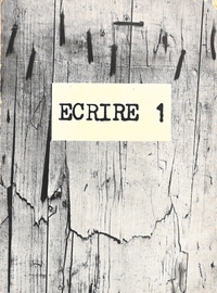 Ecrire 01