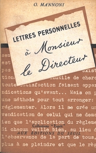 Lettres personnelles à M. le Directeur