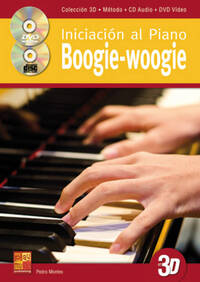PEDRO MONTES: INICIACION AL PIANO BOOGIE-WOOGIE EN 3D (LIBRO/CD/DVD) PIANO+DVD