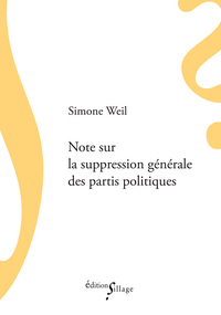 NOTE SUR LA SUPPRESSION GENERALE DES PARTIS POLITIQUES