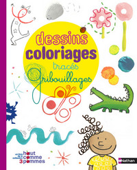 Dessins coloriages traces gribouillages