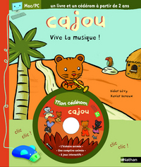 CAJOU VIVE LA MUSIQUE LIVRE CD