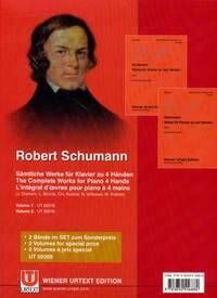 WERKE FUR KLAVIER ZU VIER HANDEN KOMPLETT PIANO