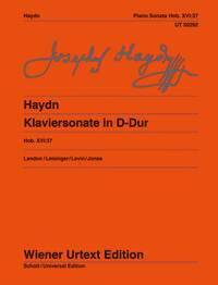 KLAVIERSONATE D-DUR HOB. XVI:37 PIANO
