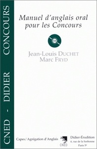 MANUEL D'ANGLAIS ORAL POUR LES CONCOURS