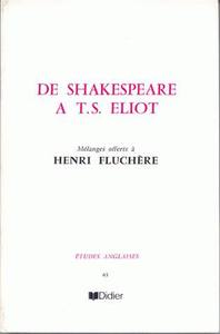 De Shakespeare à T. S. Eliot