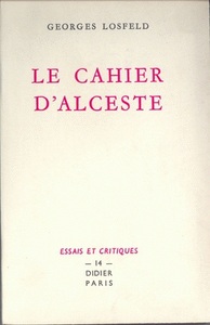 LE CAHIER D'ALCESTE