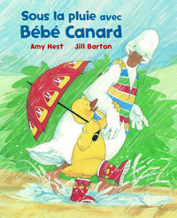 BEBE CANARD SOUS LA PLUIE