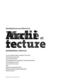 ARCHITECTURES ET MATIERES
