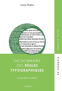 Dictionnaire des règles typographiques