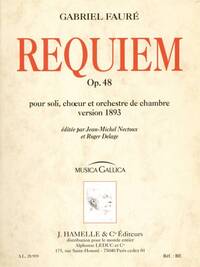 GABRIEL FAURE: REQUIEM OP.48 (MUSICA GALLICA)  CHANT