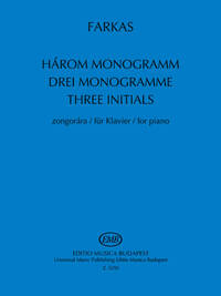 DREI MONOGRAMME PIANO